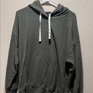 Buffalo David Bitton Green Hoodie with White Accents